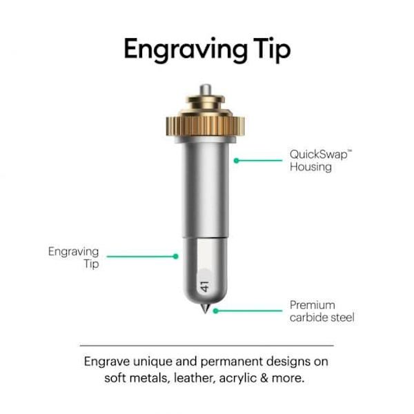 Cricut Optaget Tip Maker + Montering Hurtigskift Søvfarvet