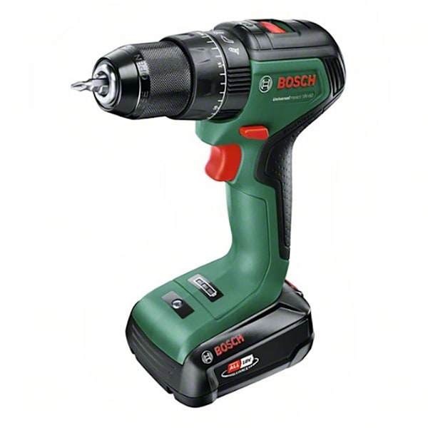 Bosch Professional Hammerboremaskine Universalimpact 18v-60 2x2.0ah Søvfarvet