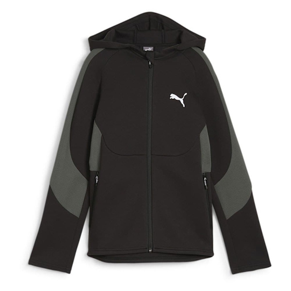 Puma Evostripe Dk Sweatshirt Med Dragkedja Svart 15-16 Years Pojke