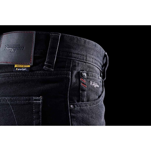 Furygan D12 X Aramidic Lining St Jeans Sort 32 / 34 Mand