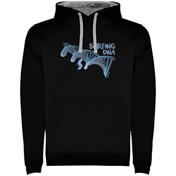 Kruskis Hættetrøje Surf Dna Two-colour Sort 3XL Mand