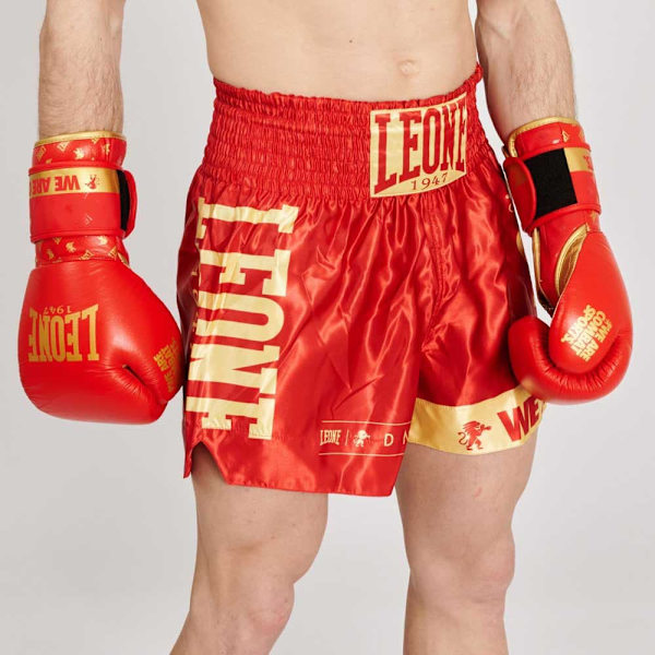Leone1947 Thaibox Trunks Dna Röd M Man
