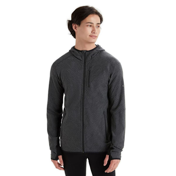 Icebreaker Descender Sweatshirt Med Lynlås Sort XL Mand