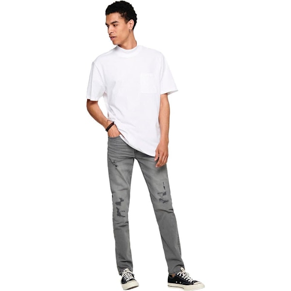 Only & Sons Jeans Loom Life Dcc 6526 Grå 31 / 34 Man