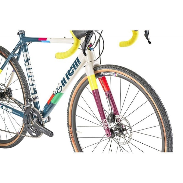 Cinelli Superstar Sorapyörä Zydeco Grx 2023 Valkoinen,Sininen XL