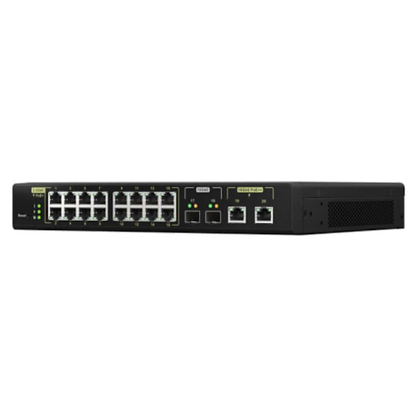 Qnap Kontakt Qsw-m2116p-2t2s L2 Poe Sort