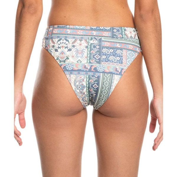 Quiksilver Bikini Underdel Classic Hi Waist Band Aop Blå XL Kvinna