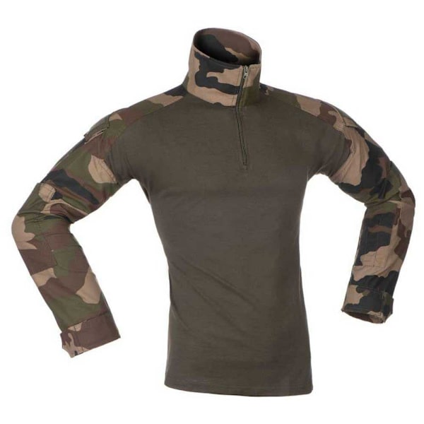 Invadergear Combat T-shirt Med Lång ärm Brun S Man