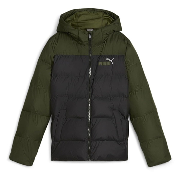 Puma Vadderad Jacka Colourblock Grönt 7-8 Years Pojke