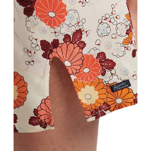 Superdry Kjole Vintage Mini Slip Halter Hvid S Kvinde