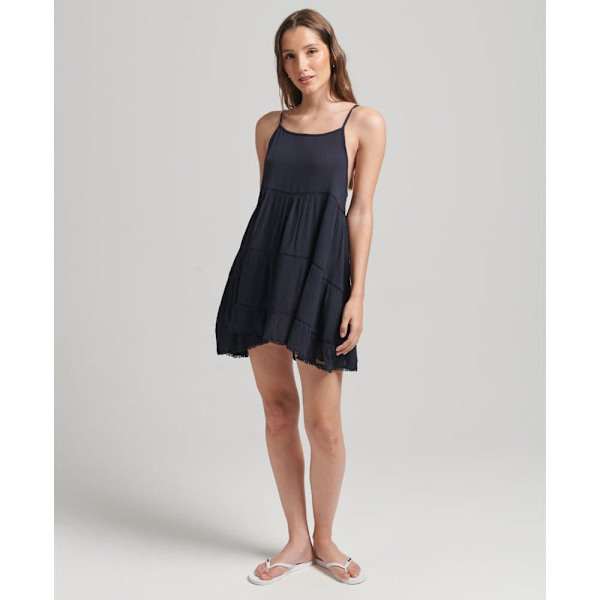 Superdry Kjole Vintage Mini Beach Cami Sort 2XS Kvinde