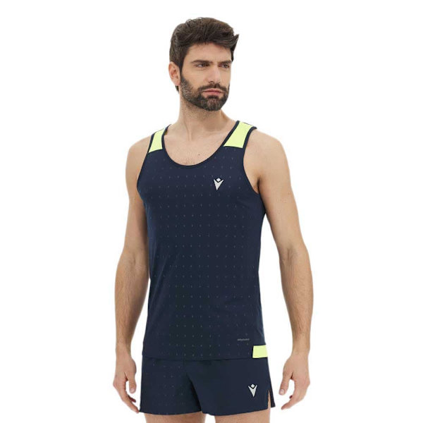 Macron Gervais Reflex ärmlös T-shirt Blå L Man