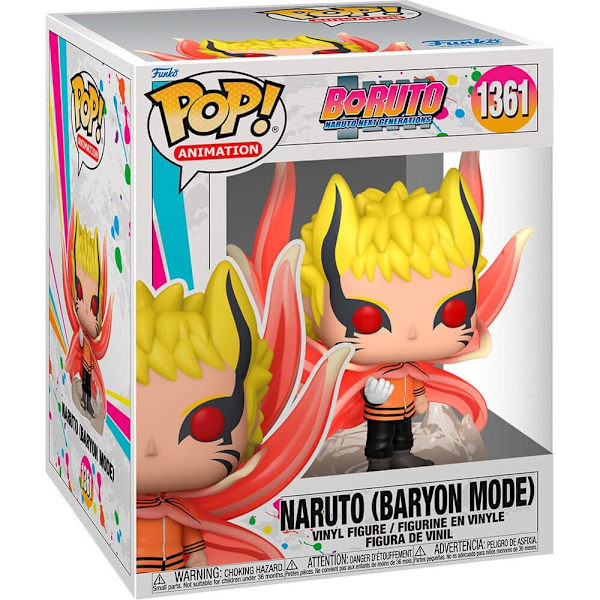 Funko Pop Super Sized Boruto Naruto Next Generations Baryon Naruto Flerfarvet