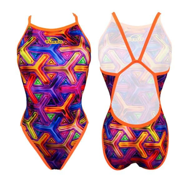 Turbo Badedragt Revolution Flerfarvet 2XL Kvinde