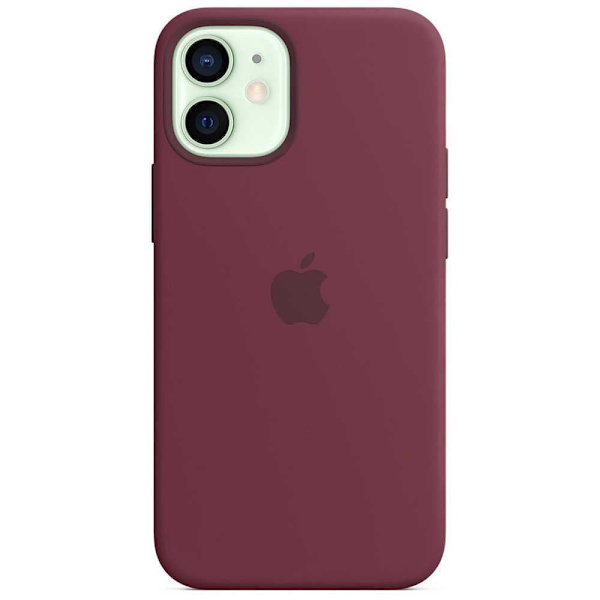 Apple Iphone 12 Mini Silicone Case With Magsafe Lilla