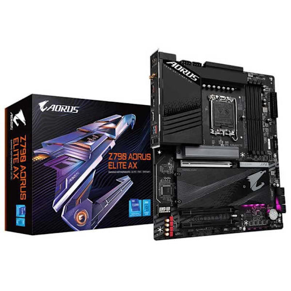Gigabyte Bundkort Z790 Aorus Elite Ax Ddr5 Søvfarvet