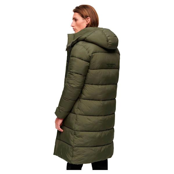 Superdry Puffer Jakke Rips Longline Grøn L Mand