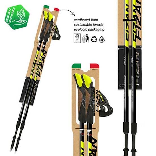 Fizan Speed Spadserestokke Gul 75-125 cm