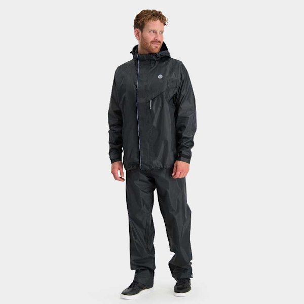 Agu Passat Basic Rain Essential Jakke Sort 2XL Mand