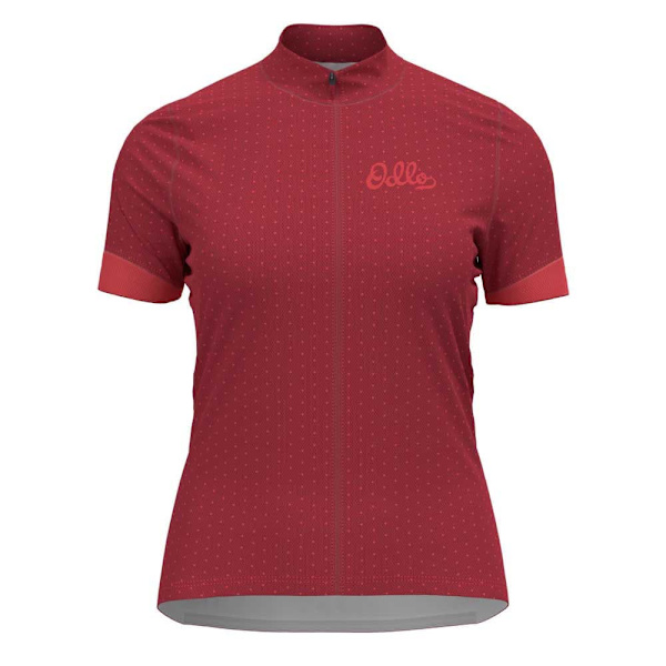 Odlo Essential 411961 Lyhyt Hiha Jersey Punainen S Nainen