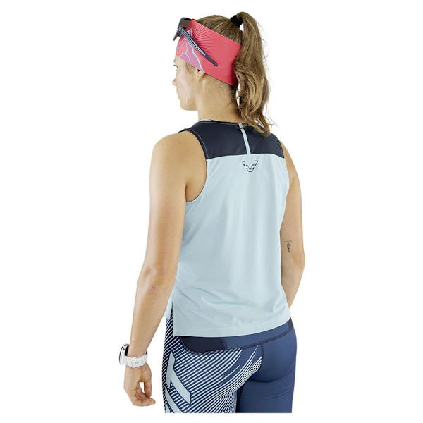 Dynafit Sky Crop ærmeløs T-shirt Blå XL Kvinde