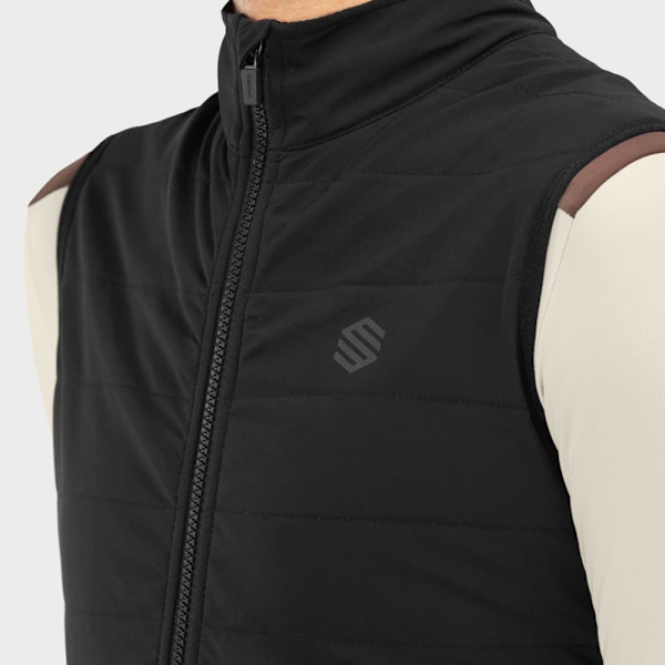 Siroko Gilet Srx Ultra Warm Sort L Mand