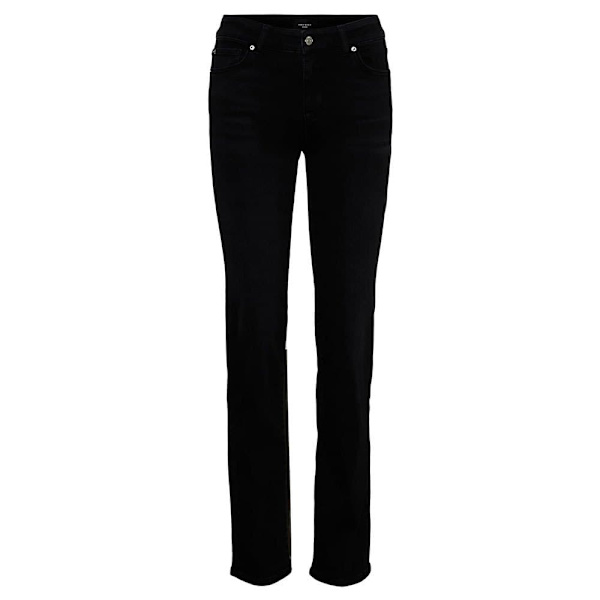 Vero Moda Jeans Med Mellemtalje Daf Straight Fitdo104 Sort 26 / 32 Kvinde