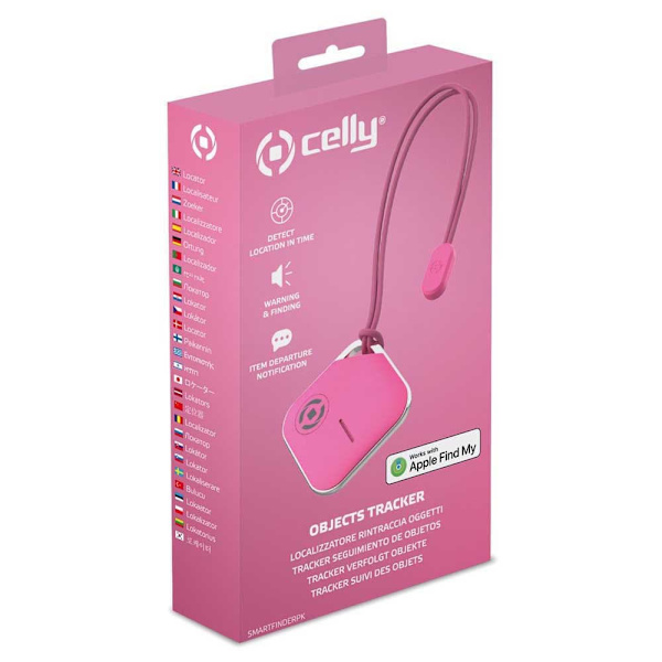 Celly Finder Smart Tag Pinkki
