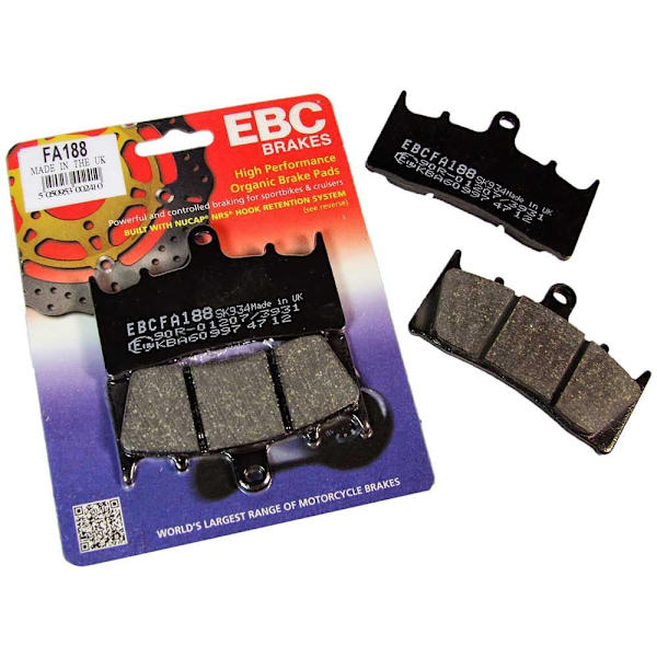 Ebc Fa Series Organic Fa442/4 Bromsbelägg Svart