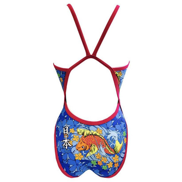 Turbo Baddräkt Japan Vibes Flerfärgad 4XL Kvinna