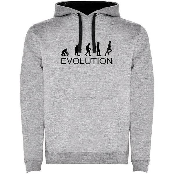 Kruskis Hættetrøje Evolution Running Two-colour Grå 3XL Mand