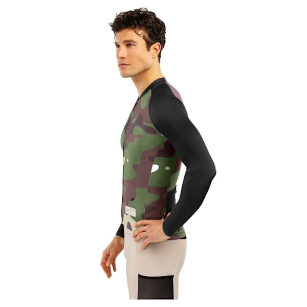 Siroko Langærmet Trøje Gm2 Camouflage Grøn M Mand