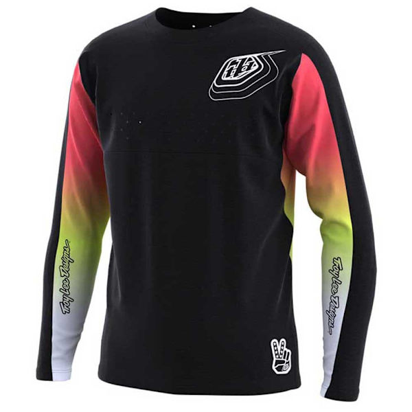 Troy Lee Designs Langærmet Enduro Trøje Sprint Sort M Dreng