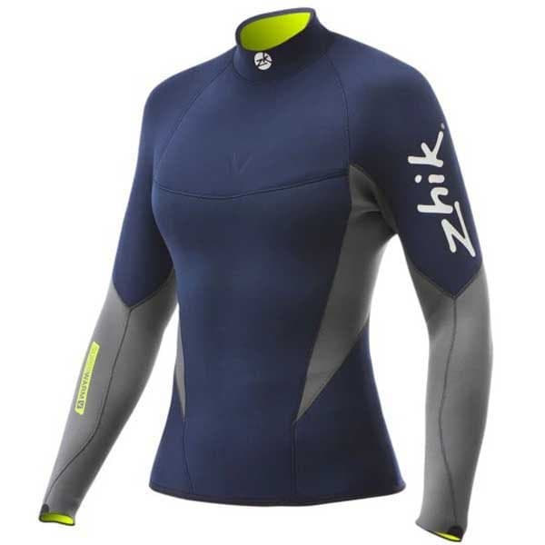 Zhik Långärmad T-shirt I Neopren Superwarm® V Blå S Kvinna