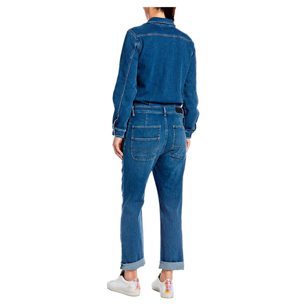 Replay Jumpsuit W1060 .000.353 399 Blå S Kvinna