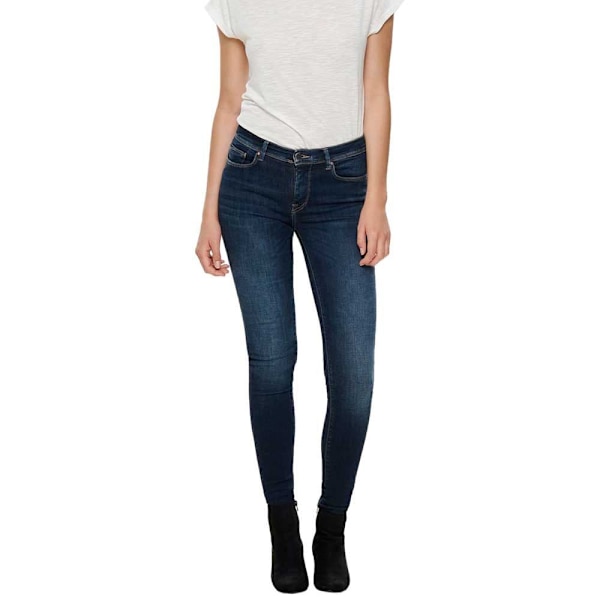 Only Jeans Shape Life Regular Skinny Rea9821 Blå 26 / 32 Kvinde