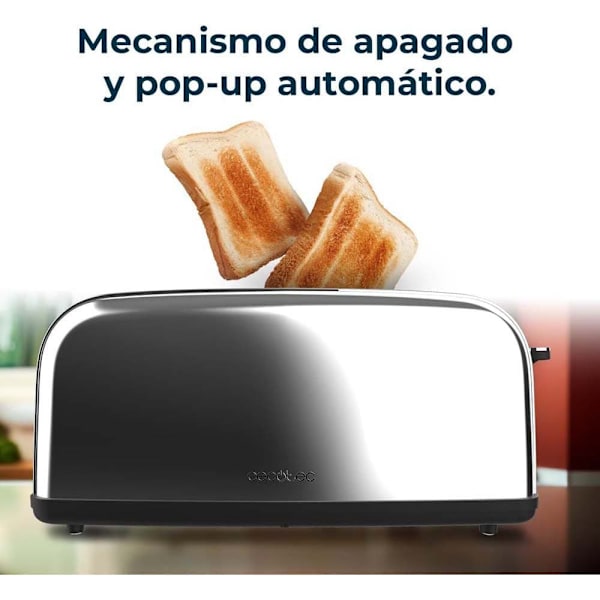 Cecotec Brødrister Toastin´ Time 850 Inox Long