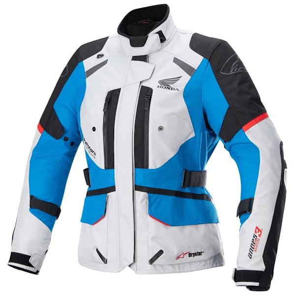 Alpinestars Honda Stella Andes V3 Drystar Jakke Blå,Grå M Kvinde