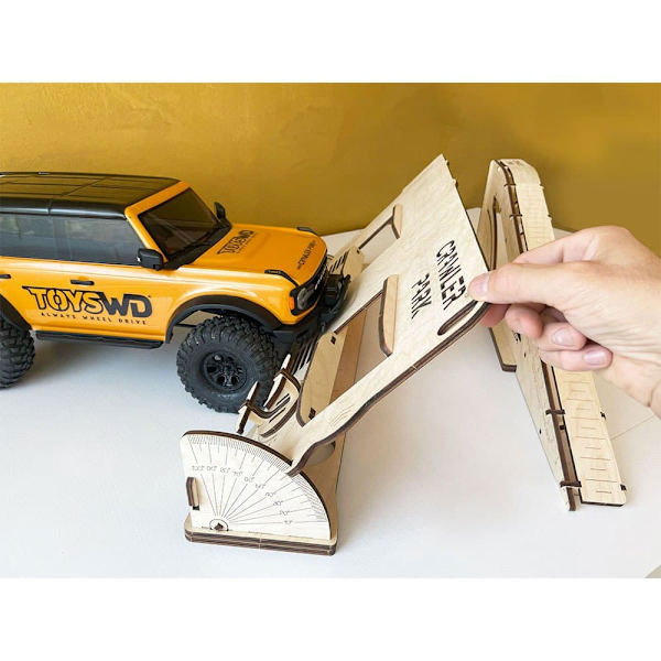 Crawler Park Støddæmper Testrampe Rc Crawler Park Brun