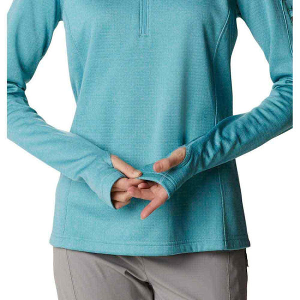 Columbia Halv Blixtlåsfleece Park View™ Grid Blå XL Kvinna