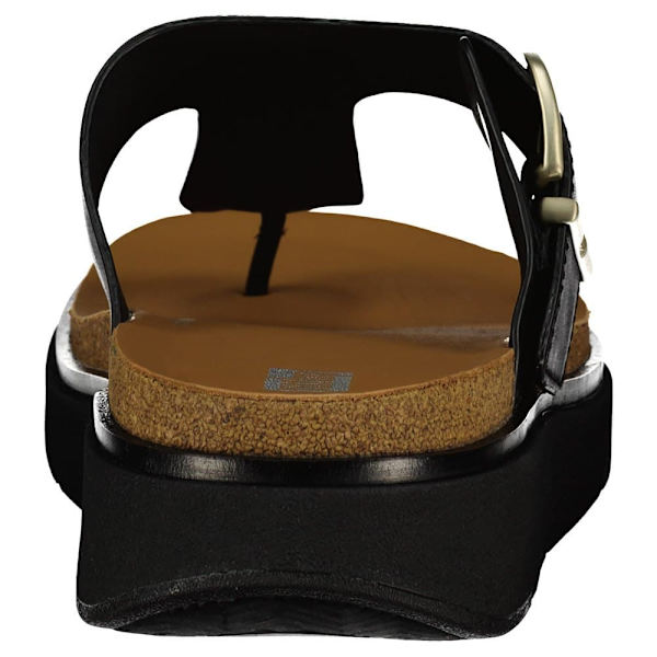 Fitflop Klipklapper Buckle Leather Toe-post Sort EU 39 Kvinde