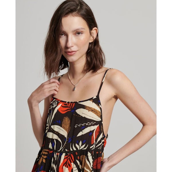 Superdry Klänning Vintage Mini Beach Cami Svart L Kvinna