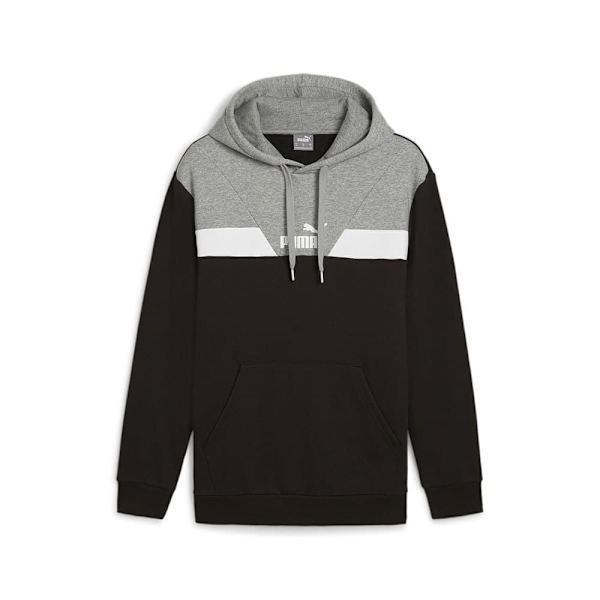 Puma Power Colorblock Hættetrøje Sort,Grå M Mand