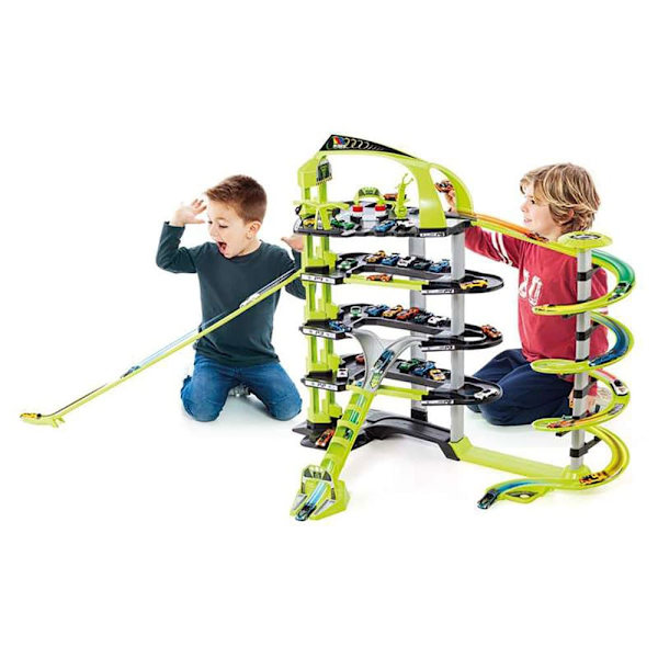 Molto Gulve Parking 5 152 Cm Lang Inkluderer 5 Biler Blå