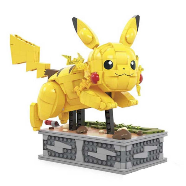 Mega Construx Motion Pikachu Byggset Byggleksaker För Barn Och Samlare Pokémon Gul 12 Years