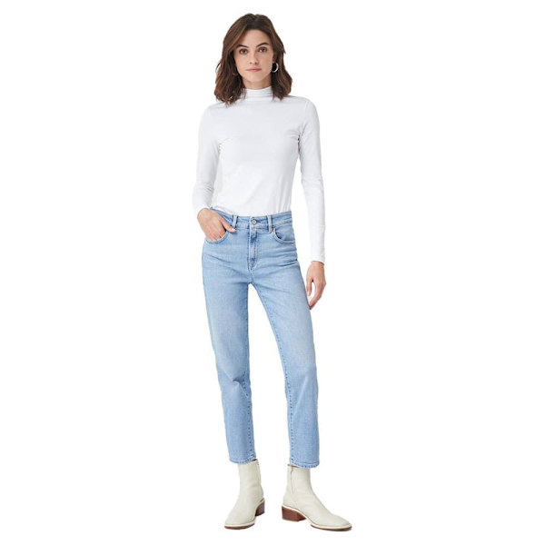 Salsa Jeans 126044-850 Cropped True Slim Light Cropped True Slim Light Jeans Blå 25 / 28 Kvinde