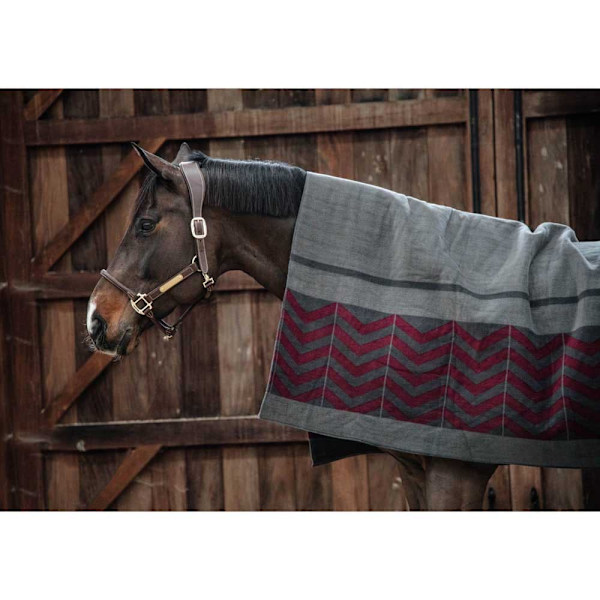 Kentucky Tæppe Square Fishbone Heavy Fleece  210 x 200 cm