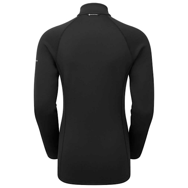 Montane Fury Fleecejakke Med Halv Lynlås Sort M Kvinde