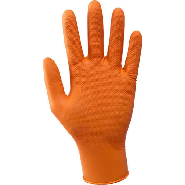 Mvtek Værkstedshandsker Grease Monkey 50 Enheder Orange L