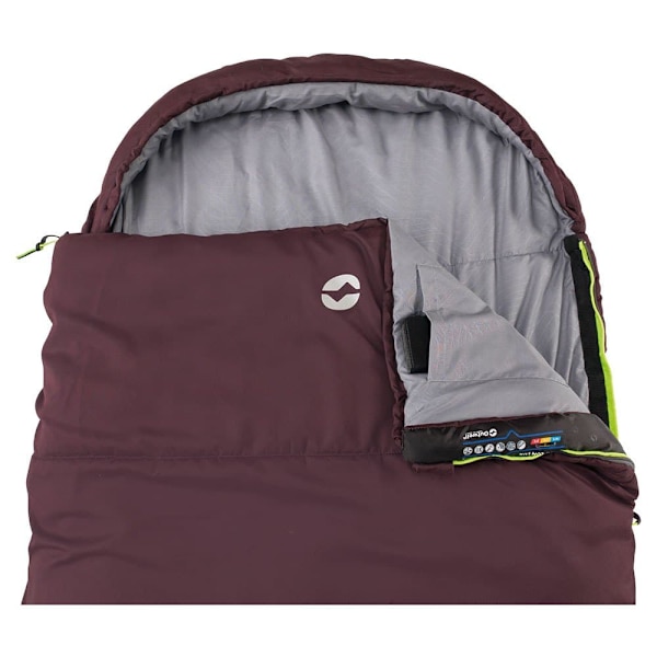 Outwell Makuupussi Campion Lux Violetti Long / Left Zipper